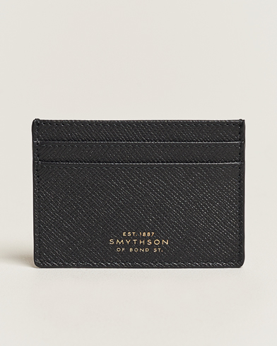 Mies | Smythson | Smythson | Panama Flat Cardholder Black