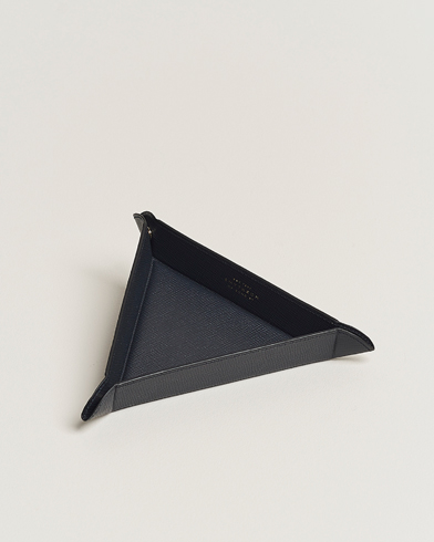 Mies | Lifestyle | Smythson | Panama Leather Coin Tray Navy