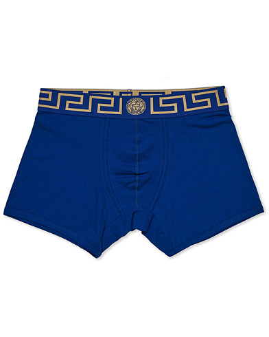 Mies | Wardrobe Basics | Versace | Greca Boxer Briefs Blue