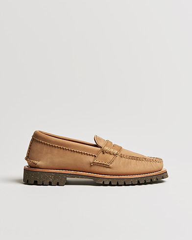  |  Handsewn Cortina Sole Loafer Brown Suede