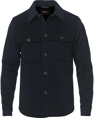 Paitatakit |  Milron Wool/Cashmere Overshirt Navy