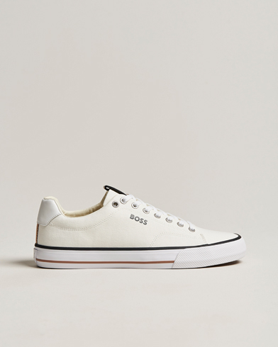 Mies |  | BOSS BLACK | Aiden Canvas Sneaker White