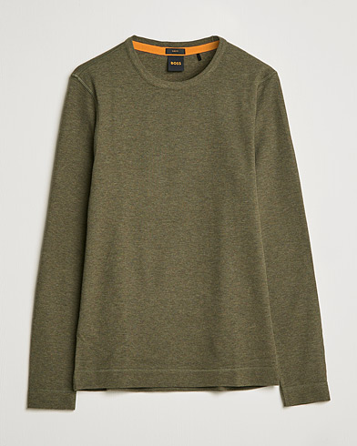 Miehet | Neuleet | BOSS Casual | Tempest Sweater Dark Green