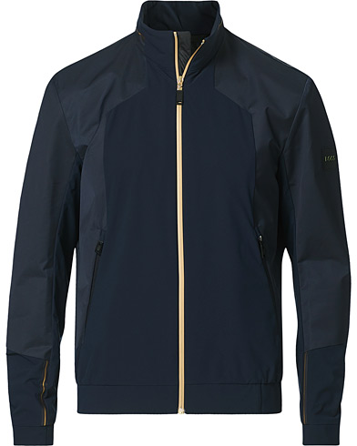 Miehet | Ohuet takit | BOSS Athleisure | Furio Taped Logo Jacket Dark Blue