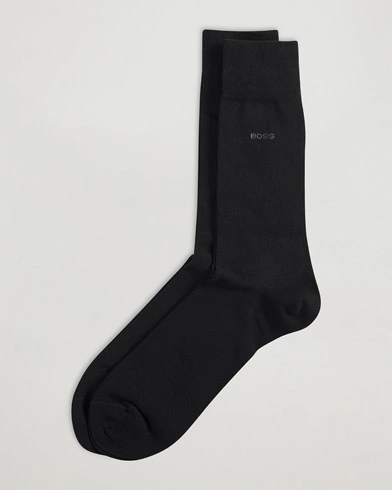 Mies | Varrelliset sukat | BOSS BLACK | 2-Pack RS Uni Socks Black