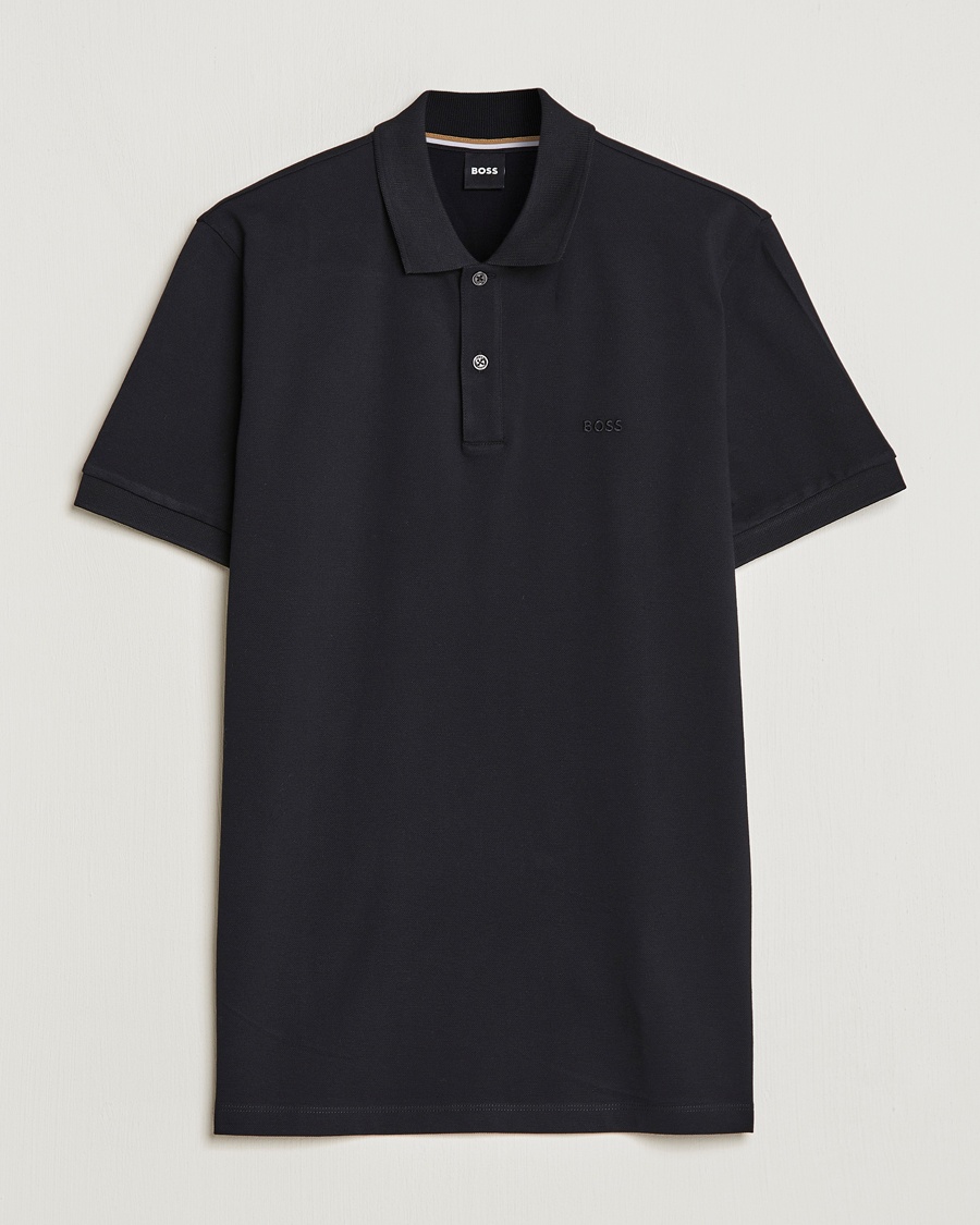 BOSS BLACK Pallas Polo Black – Musta
