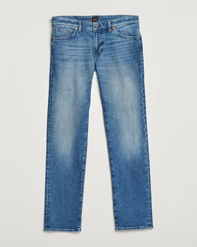 Mies | Farkut | BOSS Casual | Maine Regular Fit Stretch Jeans Bright Blue