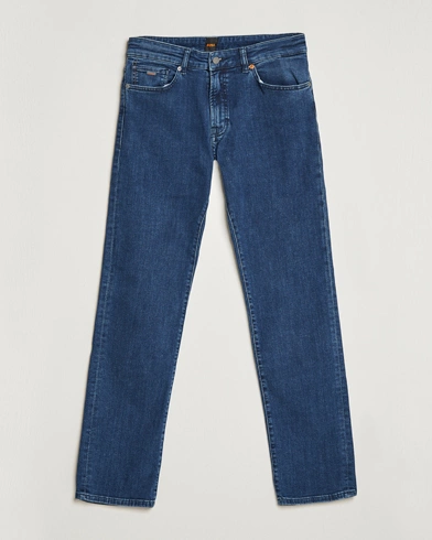 Mies | Siniset farkut | BOSS ORANGE | Maine Regular Fit Super Stretch Jeans Lagoon Blue
