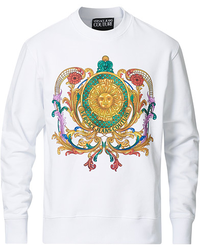  |  Baroque Print Sweatshirt White