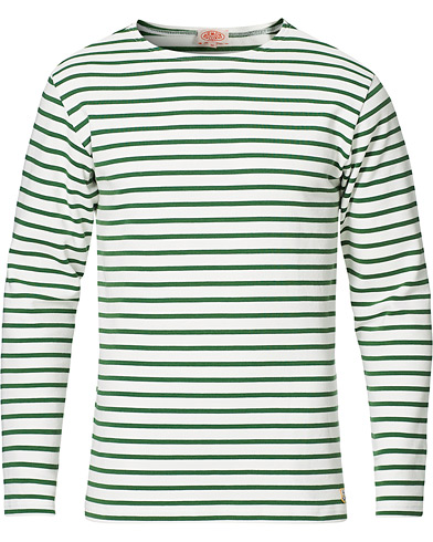  |  Houat Héritage Stripe Longsleeve T-shirt Ficus White