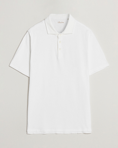Mies |  | Stenströms | Terry Cotton Poloshirt White