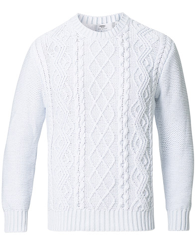  |  Organic Cotton Pleated Beach Sweater White on White