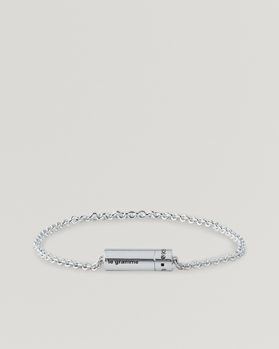 Mies | Rannekorut | LE GRAMME | Chain Cable Bracelet Sterling Silver 7g