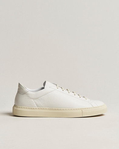 Mies | Valkoiset tennarit | C.QP | Racquet Sr Sneakers Classic White Leather