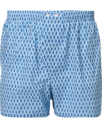  |  Classic Fit Printed Cotton Boxer Shorts Blue