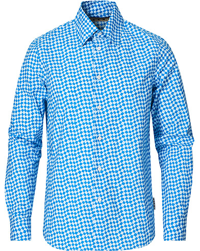 Mies |  | Marni | Rhombus Print Shirt Blue
