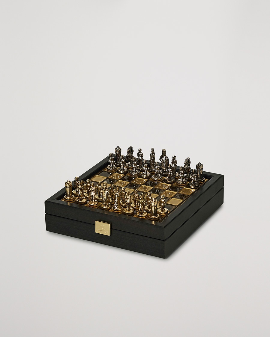 Manopoulos Byzantine Empire Chess Set Brown – Ruskea