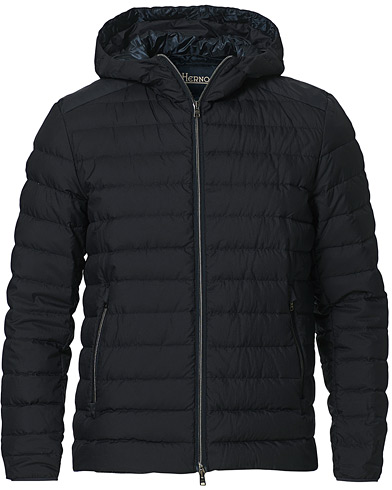  |  Hooded Down Jacket Navy