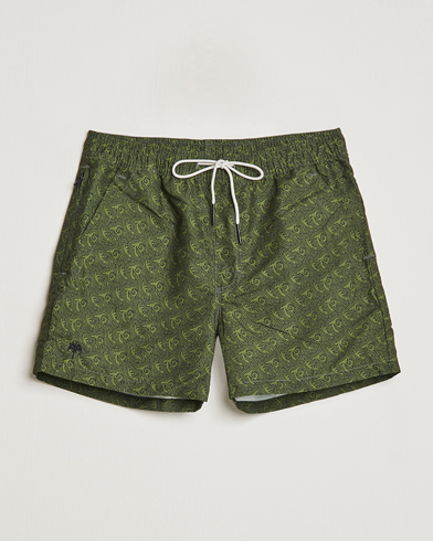 Mies |  | OAS | Printed Swimshorts Green Squiggle