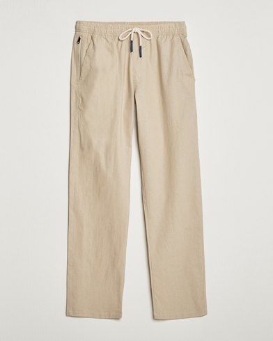 Mies | Pellavahousut | OAS | Linen Long Pants Beige