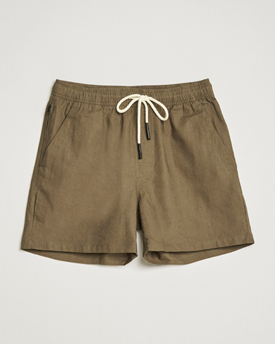 Mies | Shortsit | OAS | Linen Shorts Army