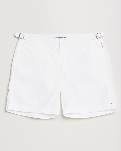 Mies |  | Orlebar Brown | Bulldog II Medium Length Swim Shorts White
