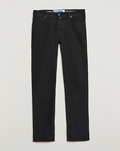 Mies | Italian Department | Jacob Cohën | Nick 622 Slim Fit Stretch Jeans Black Dark Wash