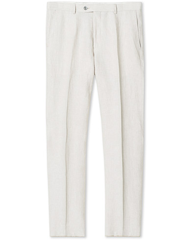 Mies | Oscar Jacobson | Oscar Jacobson | Denz Linen Trousers Off White