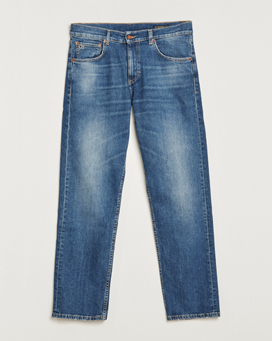 Mies |  | Oscar Jacobson | Johan Straight Fit Cotton Stretch Jeans Vintage Wash