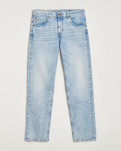 Mies |  | Oscar Jacobson | Johan Straight Fit Cotton Stretch Jeans Light Wash