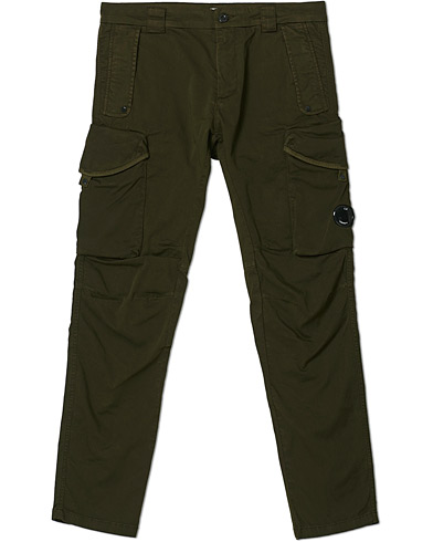 Cargo-housut |  Satin Stretch Cargo Pants Olive
