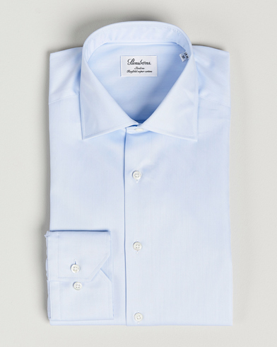 Mies |  | Stenströms | Slimline Cut Away Shirt Light Blue