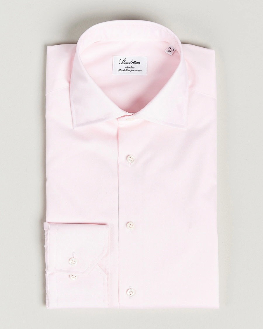 Stenströms Slimline Cut Away Shirt Pink – Vaaleanpunainen