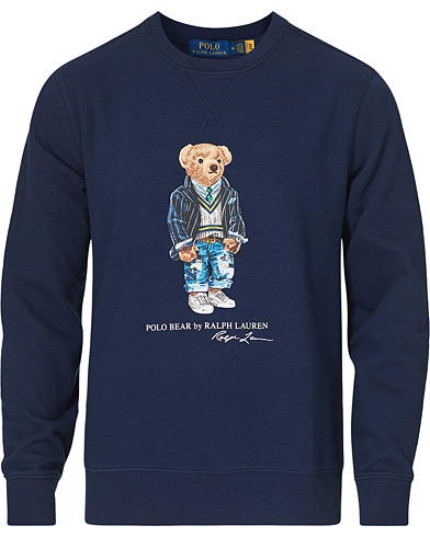 Miehet | Pusero | Polo Ralph Lauren | Magic Fleece Bear Sweatshirt Cruise Navy
