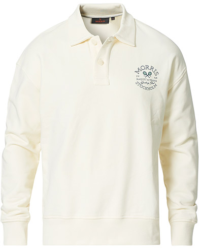 Miehet |  | Morris | Wightman Polo Sweatshirt Off White