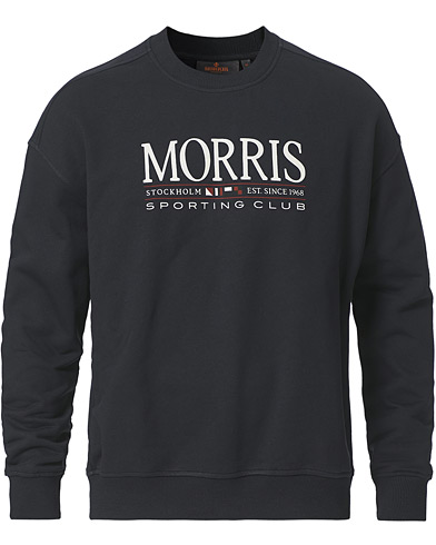 Miehet |  | Morris | Buxton Logo Sweatshirt Navy