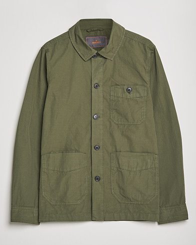 Mies | Kauluspaidat | Morris | Morley Ripstop Shirt Jacket Olive