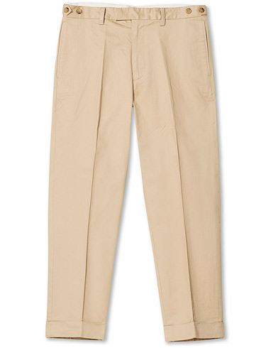 Miehet | Chinot | BEAMS PLUS | Ivy Cropped Trousers Beige