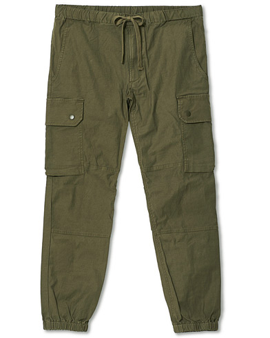 Miehet | Cargo-housut | BEAMS PLUS | Military Gym Pants 6 Pocket Olive