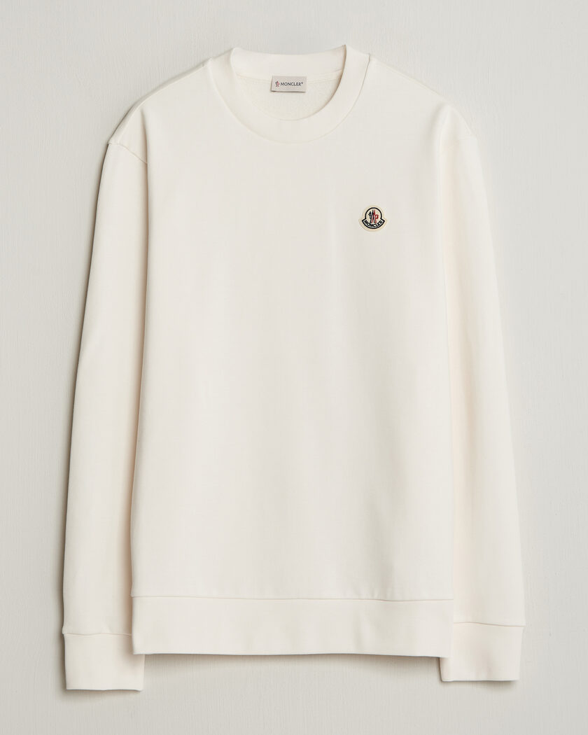Moncler Logo Sweatshirt White – Valkoinen