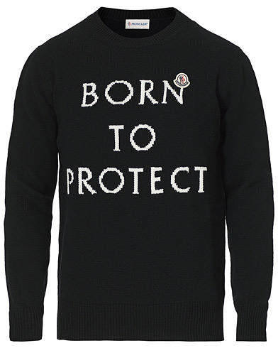 Luxury Brands |  Crew Neck Sweater Black