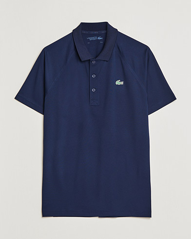Mies | Lacoste Sport | Lacoste Sport | Performance Ribbed Collar Polo Navy Blue