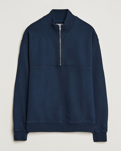 Mies | Alle 100 | Colorful Standard | Classic Organic Half-Zip Navy Blue