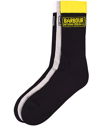 Miehet |  | Barbour International | 3-Pack Socks Black