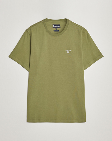 Mies | Best of British | Barbour Lifestyle | Sports Crew Neck T-Shirt Burnt Olive