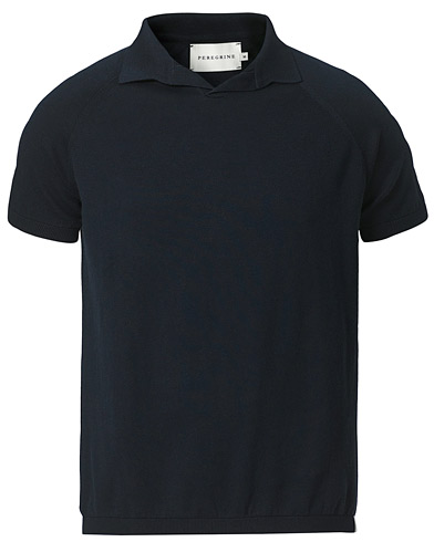  |  Emery Knitted Cotton Polo Navy