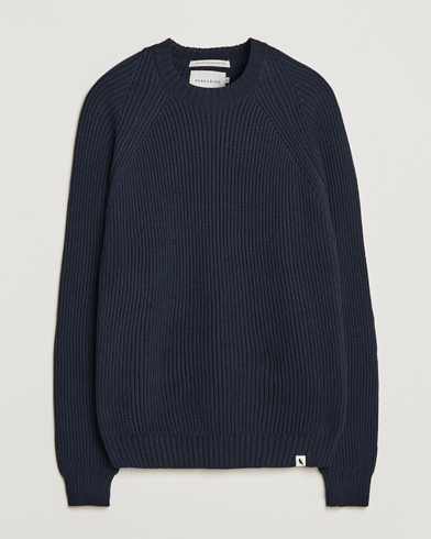 Mies |  | Peregrine | Harry Organic Cotton Sweater Navy