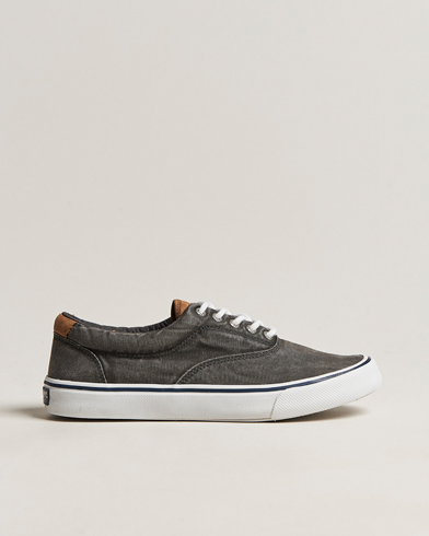 Mies | Preppy Authentic | Sperry | Striper II Canvas Sneaker Whased Black