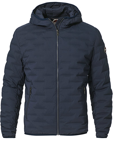  |  Lightweight Square Down Hooded Jacket Navy