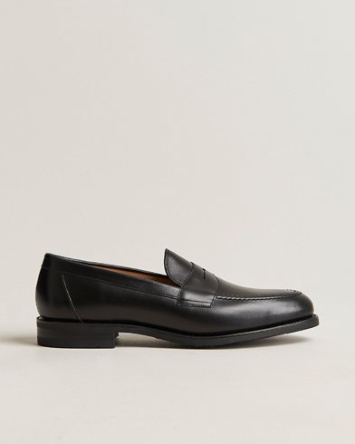 Mies | Loaferit | Loake 1880 | Grant Shadow Sole Black Calf